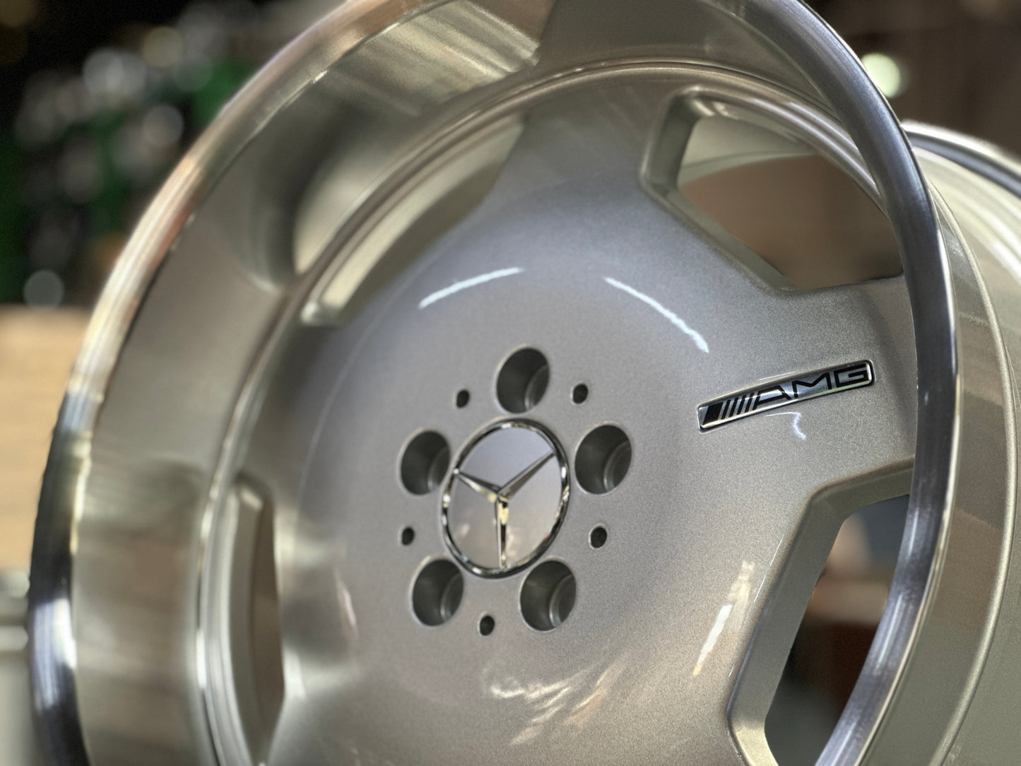 New 19x8.5 ET35 19x9.5 ET35 Tyrim Mercedes Monoblock (4 wheels) Silver 5X112