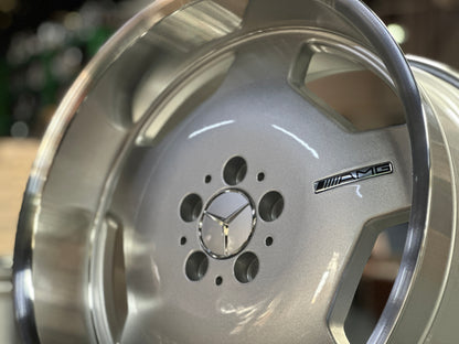 New 19x8.5 ET35 19x9.5 ET35 Tyrim Mercedes Monoblock (4 wheels) Silver 5X112