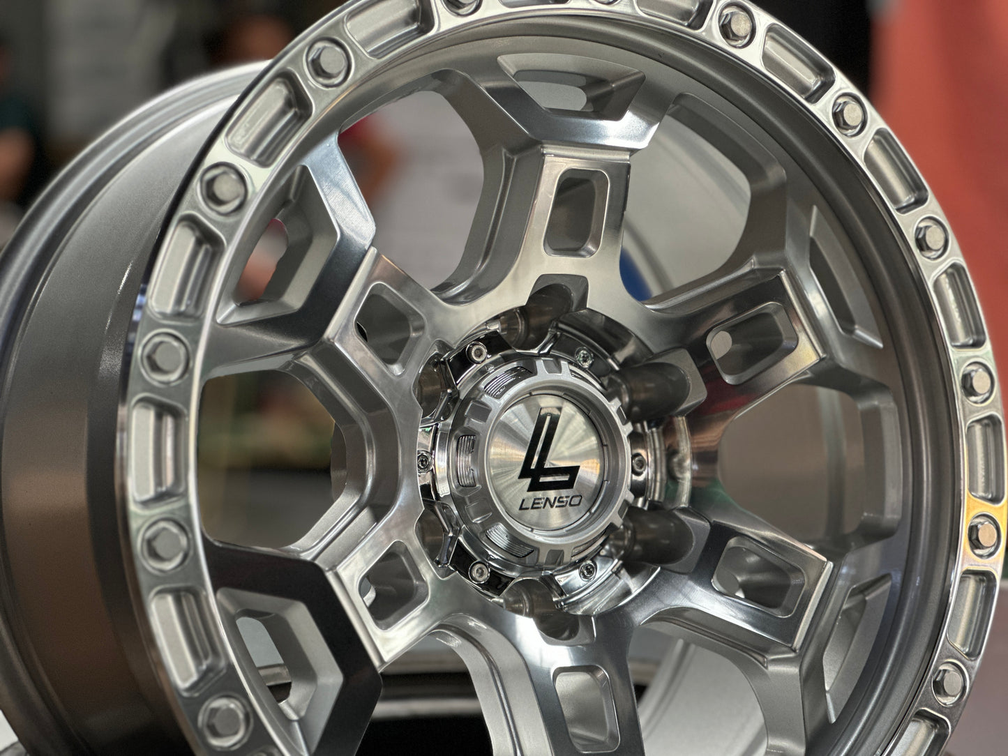 NEW 17X9 ET12 Lenso Argo Rim (4 wheel) 6X139.7 Silver Polished