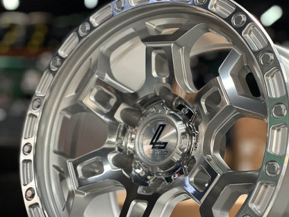NEW 17X9 ET12 Lenso Argo Rim (4 wheel) 6X139.7 Silver Polished