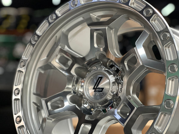 NEW 17X9 ET12 Lenso Argo Rim (4 wheel) 6X139.7 Silver Polished