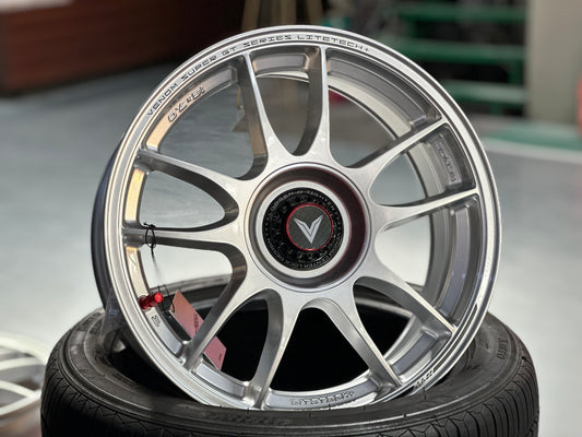 New 16x7 ET35 Lenso VNK Rim (4 wheel) Silver 5x114.3