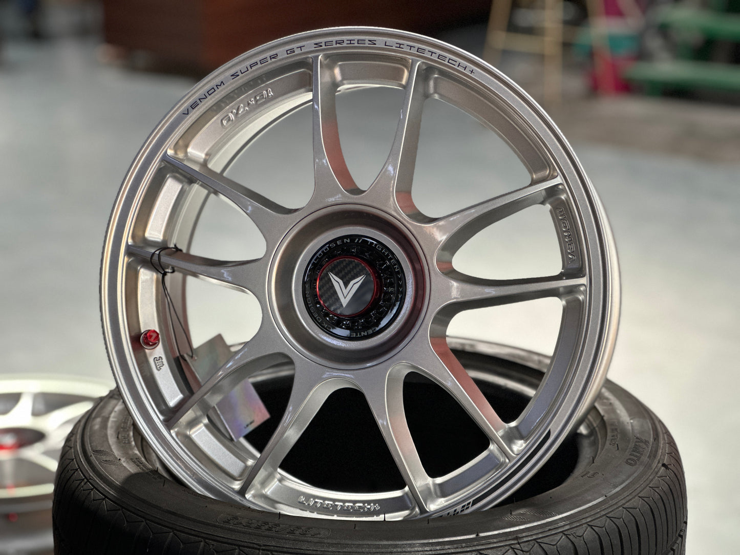 New 16x7 ET35 Lenso VNK Rim (4 wheel) Silver 5x100