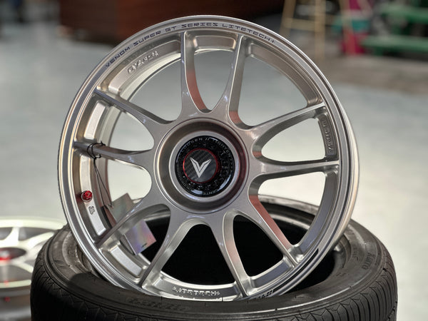 New 16x7 ET35 Lenso VNK Rim (4 wheel) Silver 5x114.3