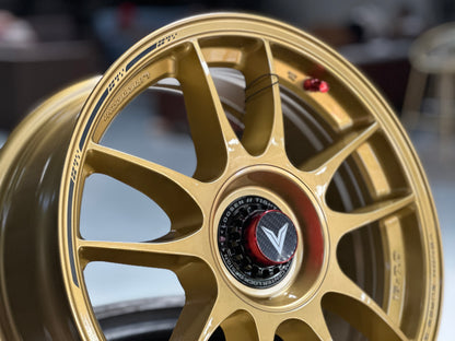 New 16x7 ET35 Lenso VNK Rim (4 wheel) Gold 4x100