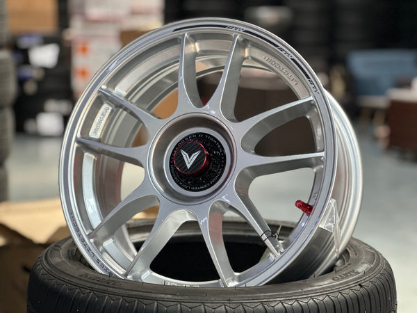 New 16x7 ET35 Lenso VNK Rim (4 wheel) Silver 4x114.3