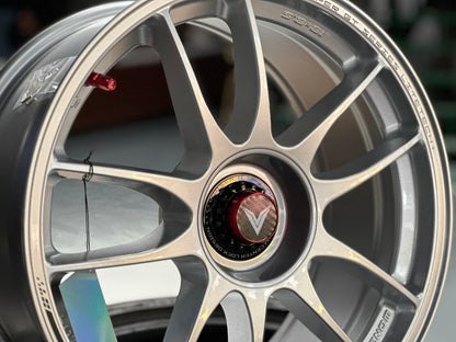 NEW 18x8.5 ET35 Lenso VNK (4 wheel) 5X114.3 Silver