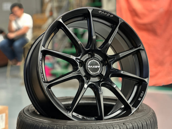 NEW 17X7.5 ET40 Raxer VOX10 (4 wheel) 5X100 Matte Black