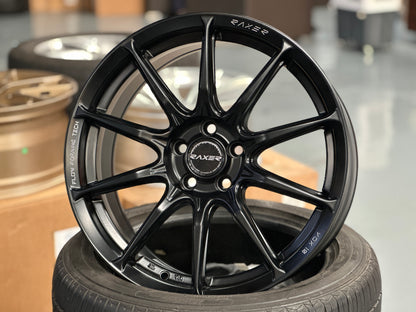 NEW 17X7.5 ET40 Raxer VOX10 (4 wheel) 5X100 Matte Black
