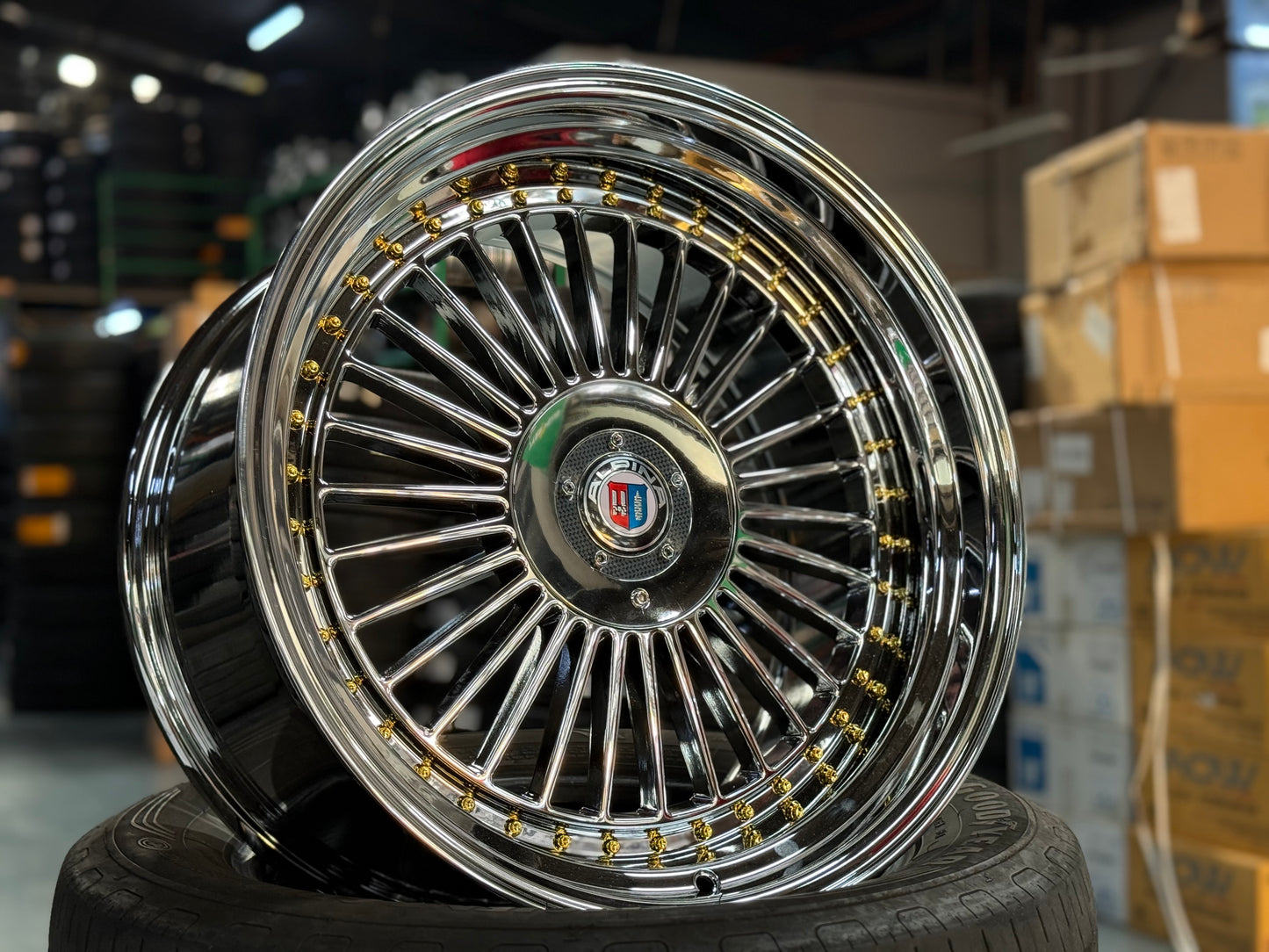 [Bundle] REAR New 19x10 ET25 Alpina Classic Style 2 PIECES