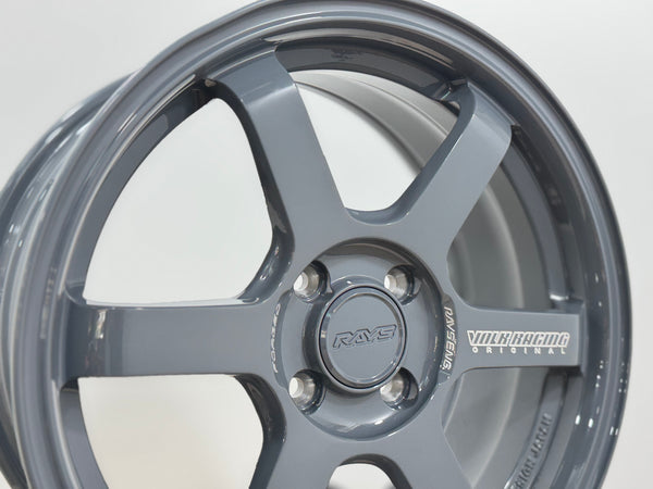 New 16X7 ET40 AOW Flow Formed TE37 Sonic Rim (4 wheel) Arm Grey (WE) 4X100