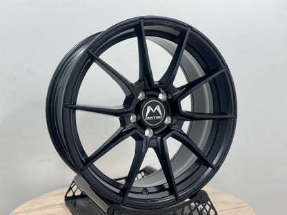 NEW 18X8 ET45 Motec MCR2 Rim (4 wheel) Matte Black 5X112