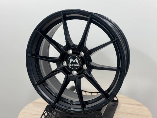NEW 18X8 ET45 Motec MCR2 Rim (4 wheel) Matte Black 5X112