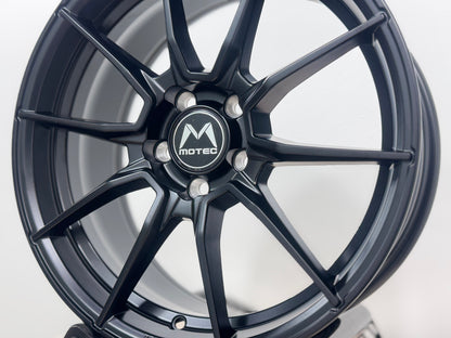 NEW 18X8 ET45 Motec MCR2 Rim (4 wheel) Matte Black 5X112