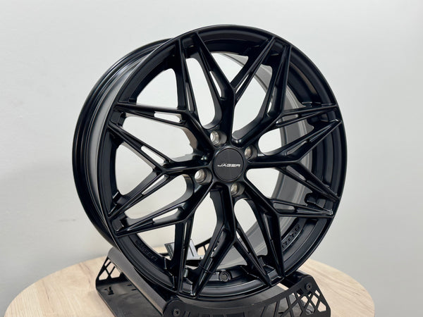 New 17x7 ET35 Lenso Buck (4 wheel) 4x100 Satin Black