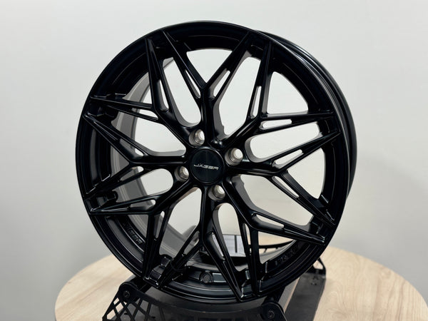 New 17x7 ET35 Lenso Buck (4 wheel) 4x100 Satin Black