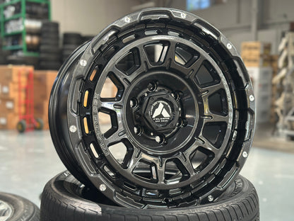 NEW 18X9 ET20 Raxer OGX 6X139.7 (4 wheel) Dark Graphite