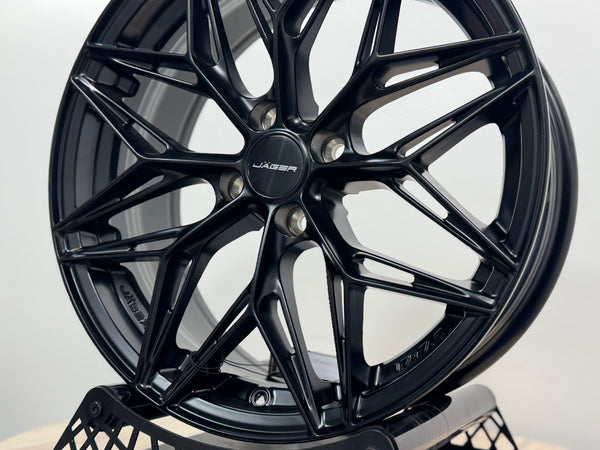 New 17x7 ET35 Lenso Buck (4 wheel) 4x100 Satin Black