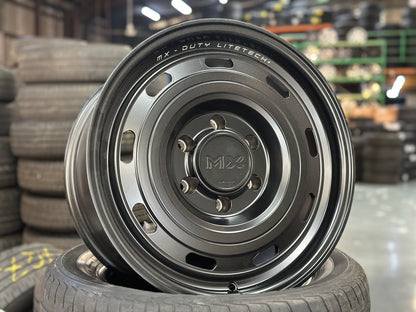 New 17X8.5 ET20 Lenso Duty Rim (4 wheel) Matt Black 6X139.7