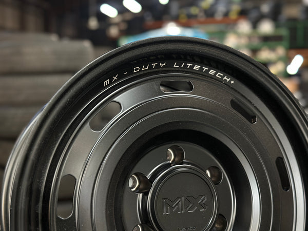 New 17X8.5 ET20 Lenso Duty Rim (4 wheel) Matt Black 6X139.7