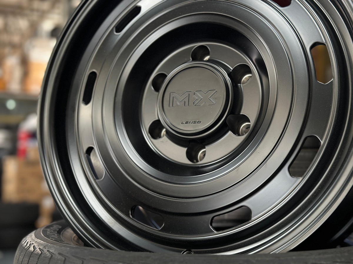 New 17X8.5 ET20 Lenso Duty Rim (4 wheel) Matt Black 6X139.7