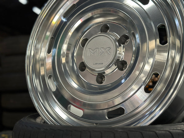 New 17X8.5 ET20 Lenso Duty Rim (4 wheel) Silver Polished 6X139.7