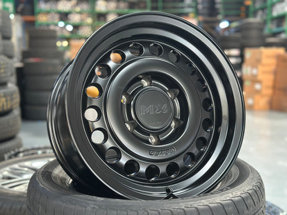 NEW 16X8 ET0 Lenso Jungle (4 wheel) 6X139.7 Satin Black