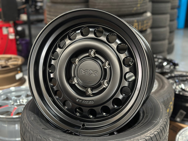 NEW 16X8 ET0 Lenso Jungle (4 wheel) 6X139.7 Satin Black