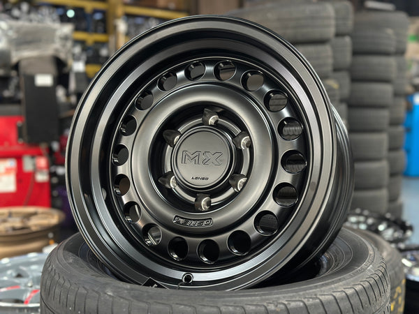 NEW 16X8 ET0 Lenso Jungle (4 wheel) 6X139.7 Satin Black
