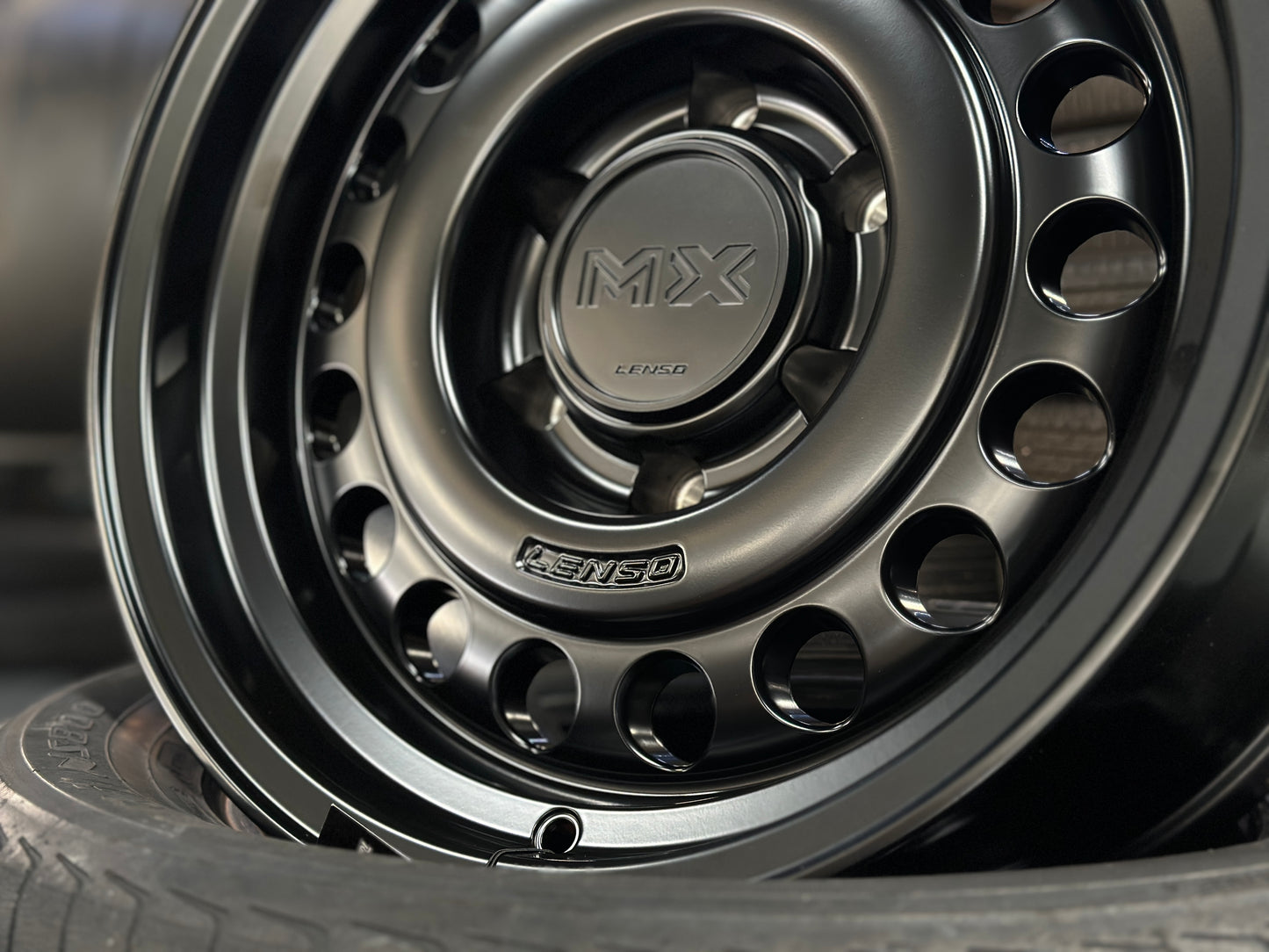NEW 16X8 ET0 Lenso Jungle (4 wheel) 6X139.7 Satin Black