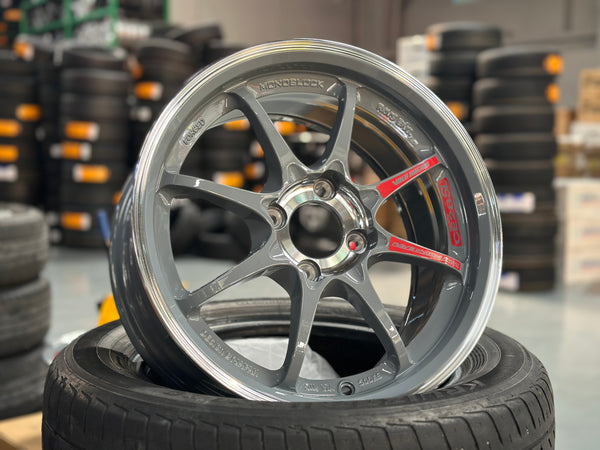 New 15X7 ET35 AOW CE28 SL Rim (4 wheel) Arms Grey 4X100