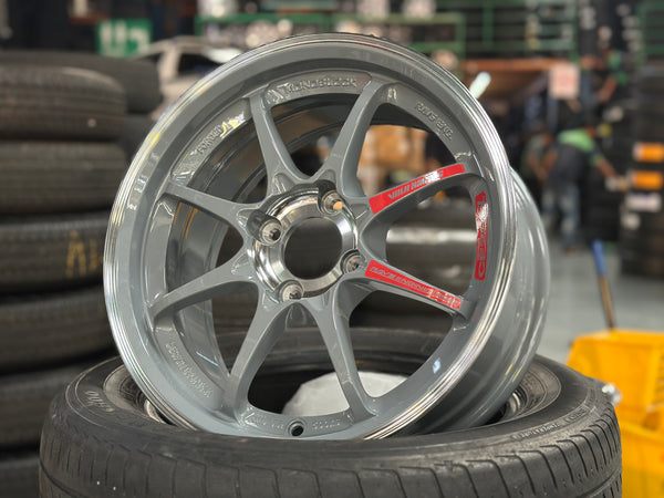 New 15X7 ET35 AOW CE28 SL Rim (4 wheel) Arms Grey 4X100