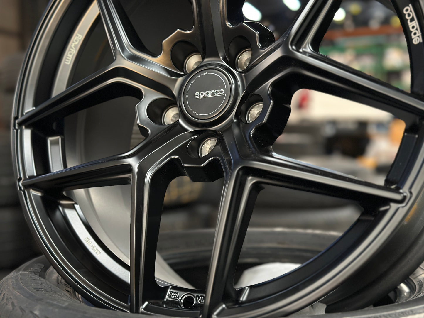NEW 18X8 ET45 Sparco FF3 (4 wheel) 5X112 Matt Black