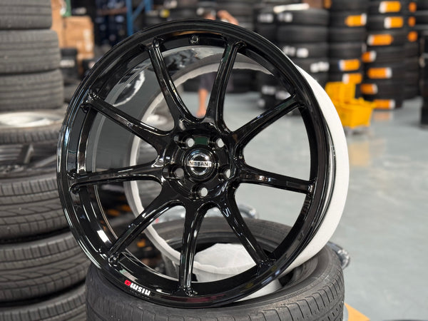 New 20x10 ET35 20x11 ET15 Overdrive Forged Nismo R35 (4 wheel) Black 5x114.3