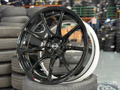 New 20x10 ET35 20x11 ET15 Overdrive Forged Nismo R35 (4 wheel) Black 5x114.3