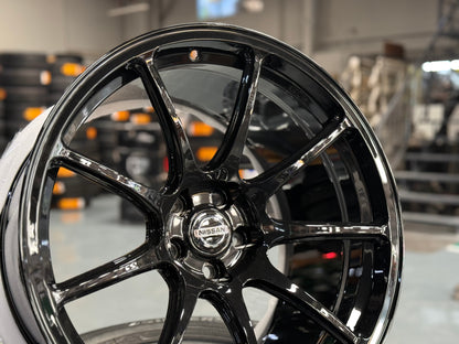 New 20x10 ET35 20x11 ET15 Overdrive Forged Nismo R35 (4 wheel) Black 5x114.3