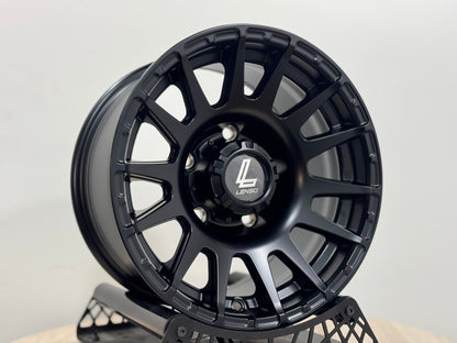 New 15X8 ET-6 Lenso Zoltan Rim (5 wheel) Matt Black 5x139.7