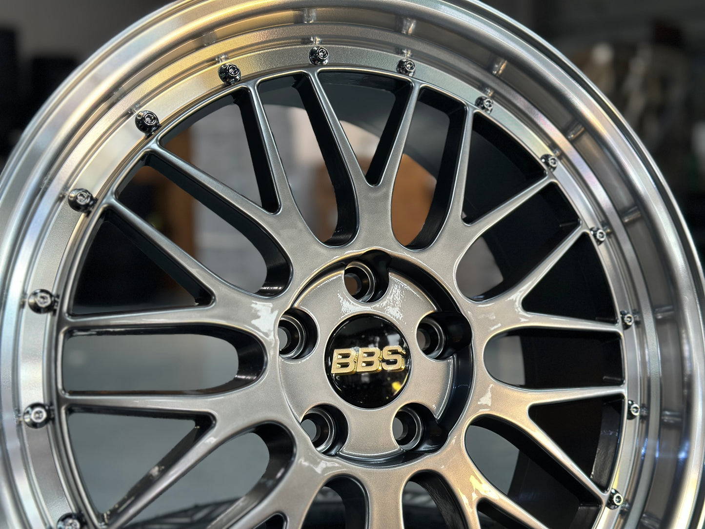 New 18x8 ET38 JA BBS LM (4 wheel) 5x108 Silver