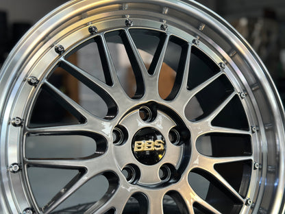New 18x8 ET38 JA BBS LM (4 wheel) 5x108 Silver