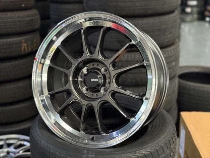 New 17X8 ET45 Konig Hypergram Rim (4 wheel) Matt Gun Metal 4X100