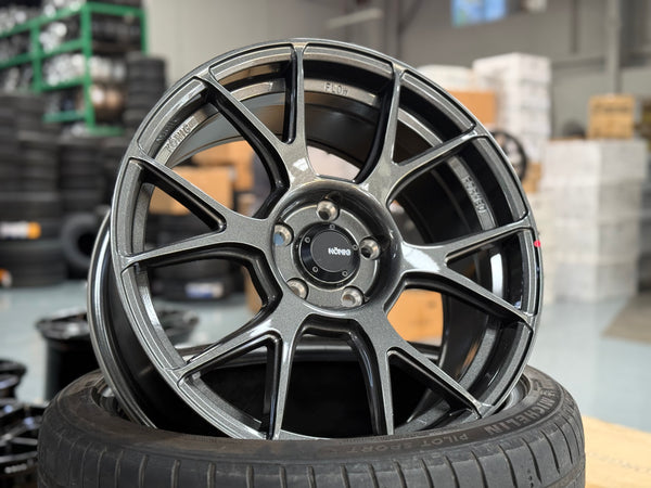 NEW 18X8.5 ET40 Konig Ampliform Rim (4 Wheel) Dark Metallic Graphite 5X114.3