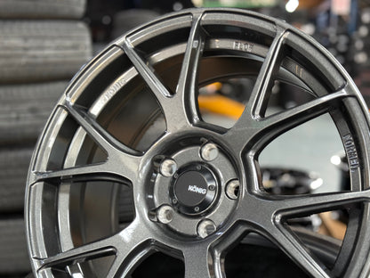 NEW 18X8.5 ET40 Konig Ampliform Rim (4 Wheel) Dark Metallic Graphite 5X114.3