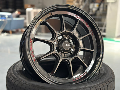 New 15X7 ET35 Advanti Tallo Rim (4 wheel) Gloss Gunmetal 4X100