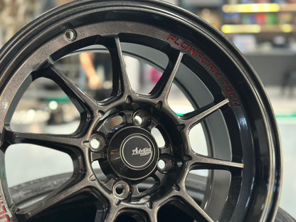 New 15X7 ET35 Advanti Tallo Rim (4 wheel) Gloss Gunmetal 4X100