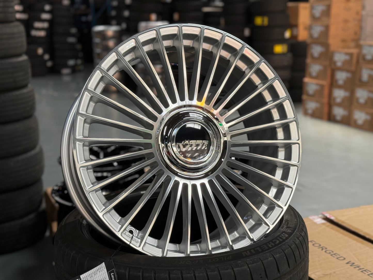 New 20x9 ET35 Lenso Apollo (4 wheel) 5x120 Silver