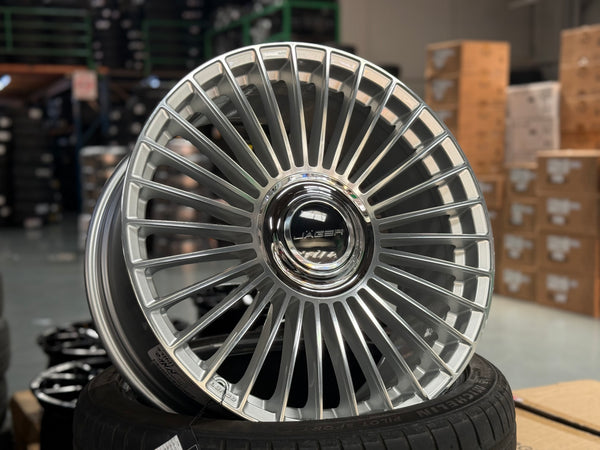 New 20x9 ET35 Lenso Apollo (4 wheel) 5x108 Silver