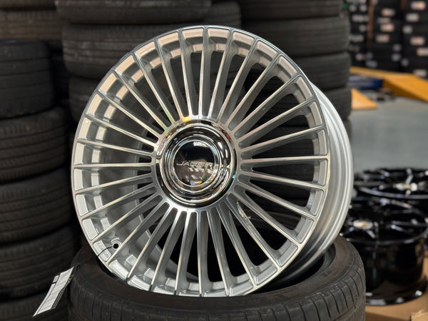 New 20x9 ET35 Lenso Crown (4 wheel) 5x108 Silver