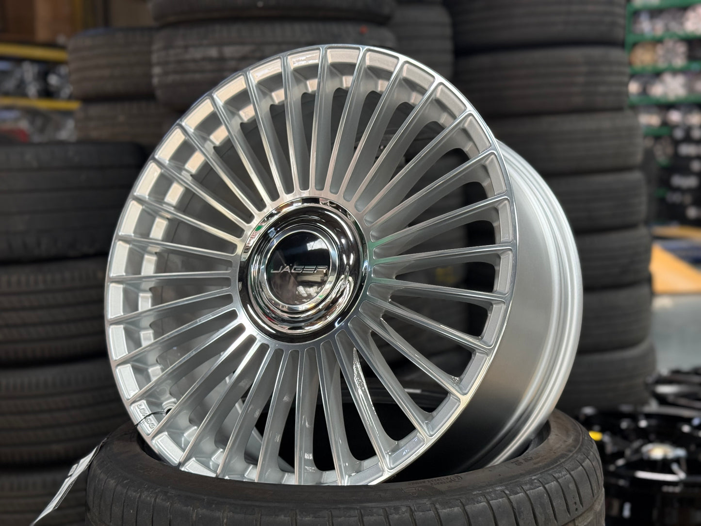 New 20x9 ET35 Lenso Apollo (4 wheel) 5x108 Silver
