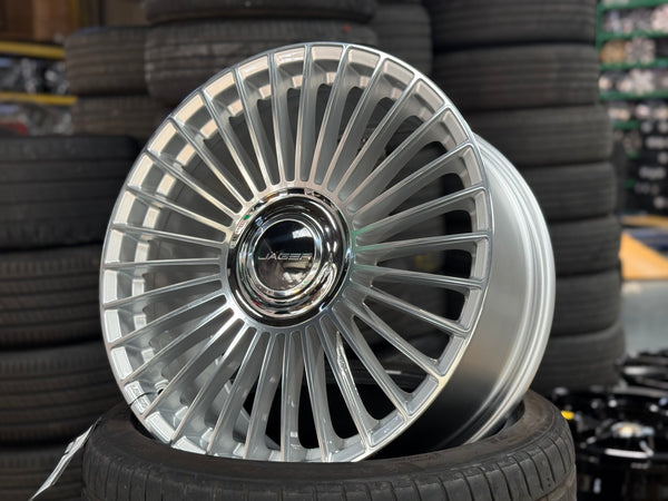 New 20x9 ET35 Lenso Apollo (4 wheel) 5x120 Silver