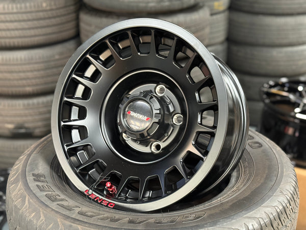 New 15x7.5 ET-6 Lenso Venom 10 (5 wheel) 5x139.7 Black